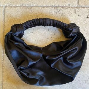 Simon Miller Black Satin Loopsy small evening party bag